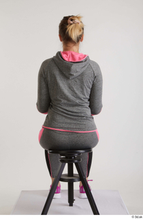  Mia Brown  1 dressed grey hoodie grey leggings pink sneakers sitting sports whole body 0011.jpg